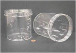 Globe Scientific Jar, Wide Mouth, 1200mL (40oz), PS, 120mm Opening, 4 3 of  8 x 5 1 of 16" (Screw Cap Packaged Separately)