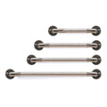 Graham Bar Grab Lumex For Wall 250lb Capacity 32" Silver Knurled Each - Field/Everest &Jennings - 2021A