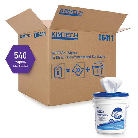 Kimberly Clark Professional Wiper Roll Kimtech Wettask 6/Ca - 6411