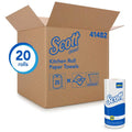 Kimberly Clark Professional Towel Roll Perforated Scott 1 Ply Paper 11 in x 8.8 in White 20/Ca - 41482