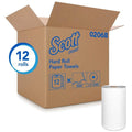 Kimberly Clark Professional Towel Roll Hard Scott Paper 8 in x 400 Feet White 12/Ca - 2068