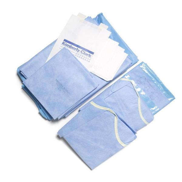 O & M Halyard Pack EENT II With Drape/Ultra Gown w/Towel LF Sterile 5/Ca - 88716