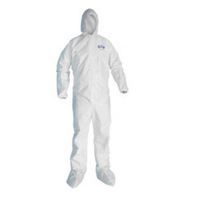Kimberly Clark Professional Coverall Protective Kleenguard A20 Disposable Large White 24/Ca - 49123