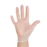 O & M Halyard Gloves Exam Synthetic Plus Powder-Free Vinyl Latex-Free 9.5 in XL White 90/Bx - 50034