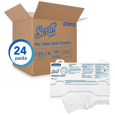 Kimberly Clark Professional Cover Toilet Seat Scott Personal Seats White 3000/Ca - 7410