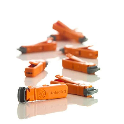 National Distribution & Contra Lancet Unistik 3 21gx2.0mm High Flow Sterile Orange Incision Device 200/Bx - OWM AT1014