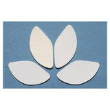 Aetna Felt Corporation Pad Orthopedic Arch Felt 1/8" Thick Adhesive White PK - 25119