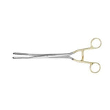 Medgyn Products Inc Forcep Ovum Bierer 13" 16mm Tip Serrated Jaw Slight Curve 16mm Jaws Oval SS Each - 31133