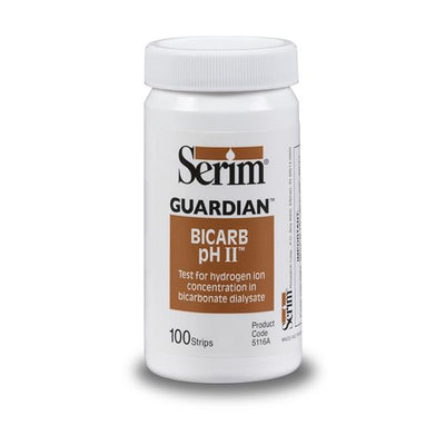 Serim Research Corp Test Strip BiCarb pH Guardian 5Bt/Bx - 5116A