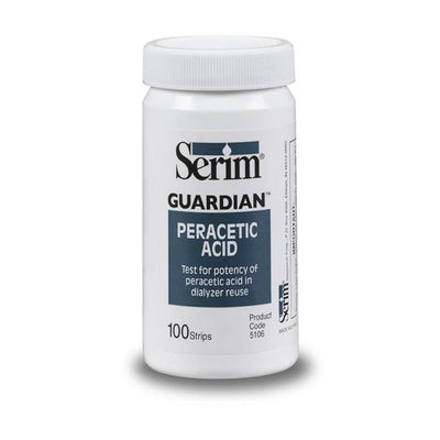 Serim Research Corp Test Strip Peracetic Acid Guardian 6Bt/Bx - 5106