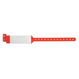 Precision Dynamics Corp. Wristband Identification Polyester Red Adult 500/Bx - 5080-16-PDM