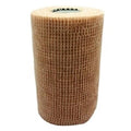 Andover Coated Products Tape Compression PowerFlex Elastic 4"x6yd Cohesive Tan 12/CA - 3740TN-012