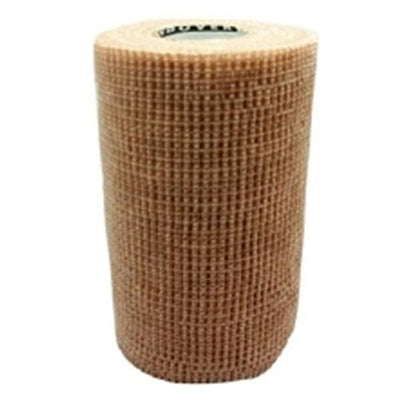 Andover Coated Products Tape Compression PowerFlex Elastic 4"x6yd Cohesive Tan 12/CA - 3740TN-012