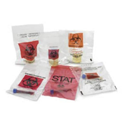 Medegen Medical Products, LLC Lab Gaurd Specimen Bag Clear Zip Closure With Flap 1000/Ca - 4915