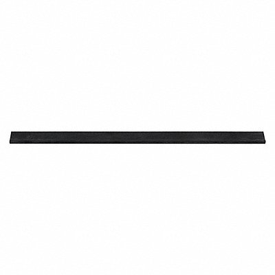 12 W Straight Rubber Replacement Squeegee Blade Black