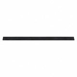 14 W Straight Rubber Replacement Squeegee Blade Black