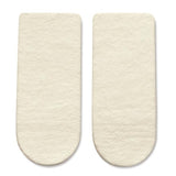 Hapad, Inc Wedge Lift Heel Wool/Felt 3x3/8" 3/4 Length White 1/Pr - HWS