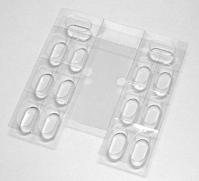 capsa PunchPak 2 Week Blister - 7 Cavity - Clear - Case Of 1,000