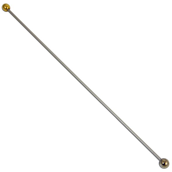 DOUBLE ENDED BRASS WOLFF WAND