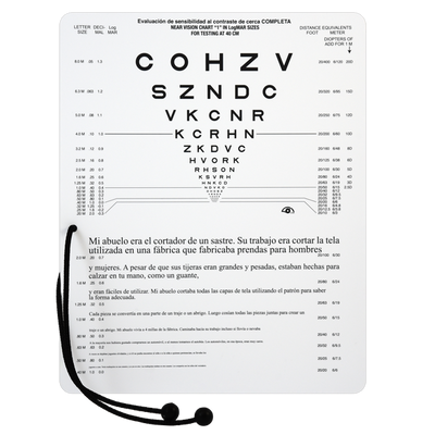 COMBINATION NEAR VISION & READING CARD