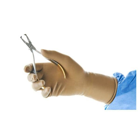 Ansell Healthcare Products LLC Gloves Surgical Encore Orthopaedic PF Ltx 11.7 in 8.5 Strl Brown 50Pr/Bx, 4 BX/CA - 5788006