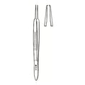 Sklar Instruments Forcep Suture Castroviejo 4" Straight 1x2 Teeth Steel Each - 66-6105