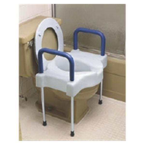 Maddak, Inc Toilet Seat Elevating Tall-Ette 400lb Capacity 16x19x22.5" X-Wide Aluminum Each - T725881000