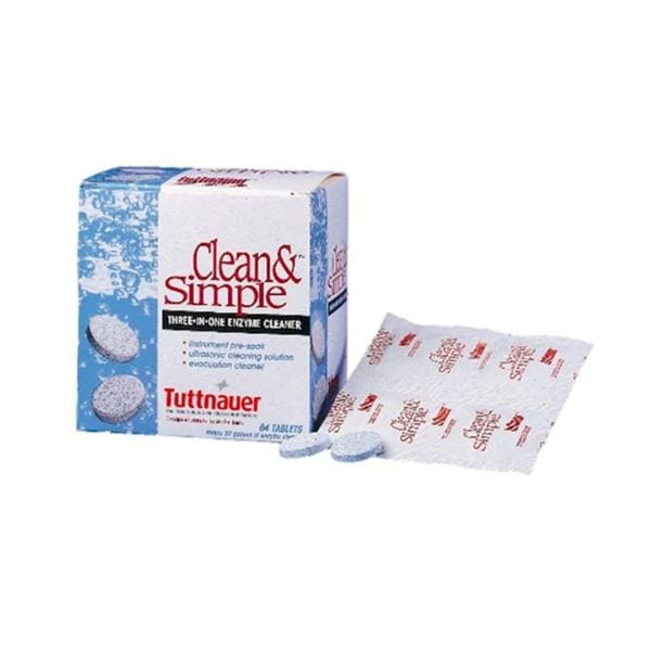 Tuttnauer USA Co. Cleaner Ultrasonic Clean & Simple 144/Bx, 12 BX/CA - CS0144