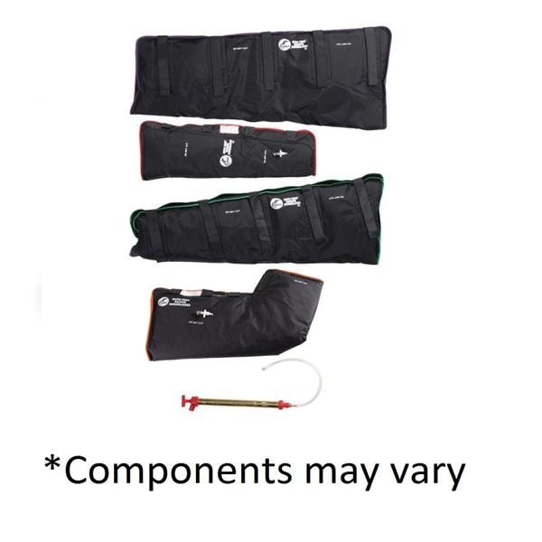 Cramer Products Immobilizer Vacuum Rapid Form 4-Piece Arm/Leg/Cervical/XL-Leg Black Each - 13492