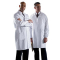 Medline Industries Inc Lab Coat Staff Length 80% Polyester / 20% Cotton Poplin Mens White Sz 40 39" Each - MDT12WHT40E