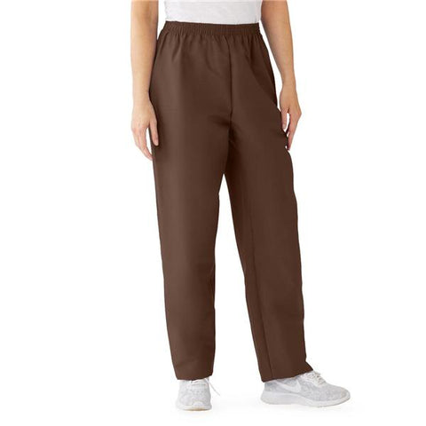 ComfortEase by Medline Scrub Pant 8850 Womens Large Brown Each - 8850JBRL