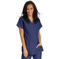 ComfortEase by Medline Shirt Scrub ComfortEase 8851 Crossover Unisex Medium Purple Each - 8851JPPM