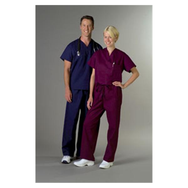 Medline Industries Inc Shirt Scrub 65% Polyester / 35% Cotton ComfortEase Unisex Wine Md 1 Pocket Each - 910JWNM-CM