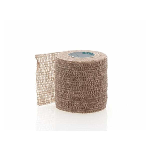 Medline Industries Inc Bandage CoFlex 2"x5yd Compression Elastic Tan Latex Non-Sterile 36/CS - MDS086002