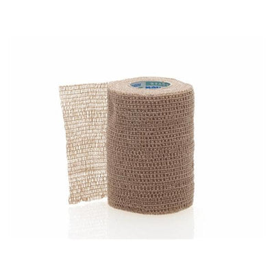 Medline Industries Inc Bandage CoFlex 3"x5yd Compression Elastic Tan Latex Non-Sterile 24/CS - MDS086003