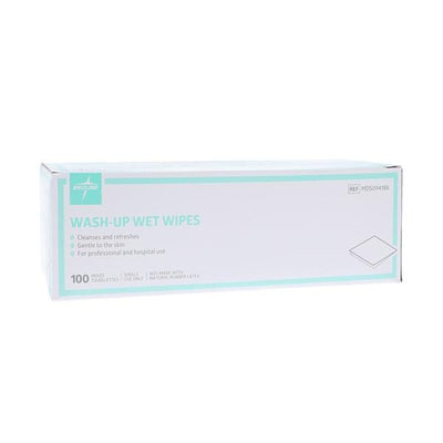 Medline Industries Inc Towelette Cleansing BZK 100/Bx, 10 BX/CA - MDS094188