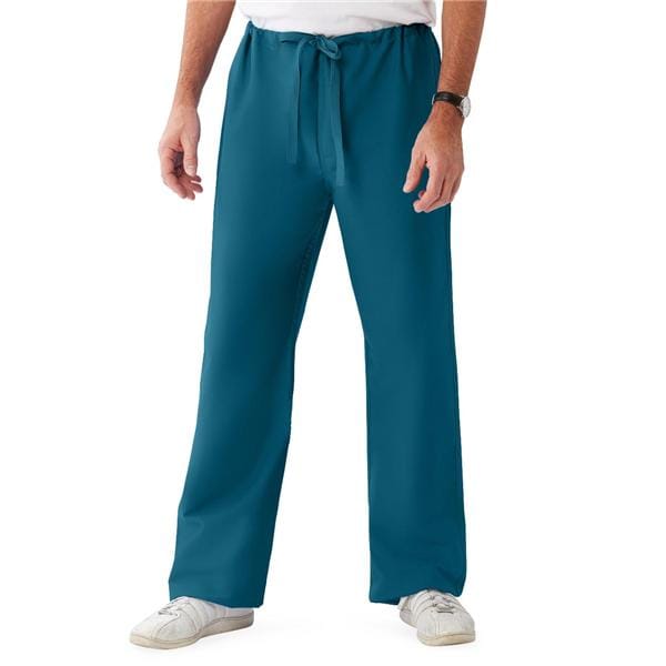 ComfortEase by Medline Pant Scrub 65% Polyester / 35% Cotton Unisex CrbnBl Md Reversible Pckt Each - 900JCBM-CM