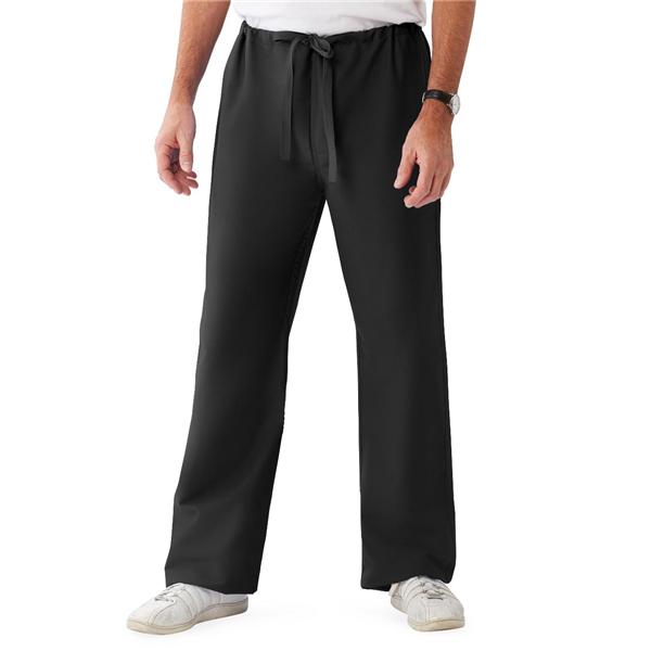 ComfortEase by Medline Pant Scrub 65% Polyester / 35% Cotton Unisex Black 3XL Reversible 1 Pocket Each - 900DKWXXXL-CM