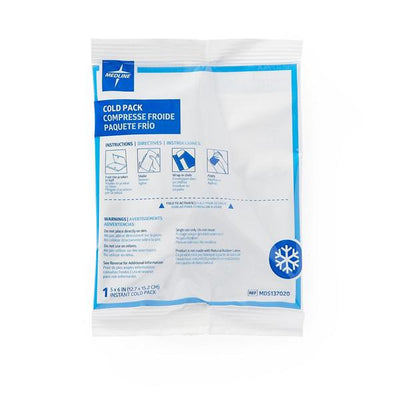 Medline Industries Inc Pack Cold Poly Instant Disposable Blue 5x6" 50/Ca - MDS137020