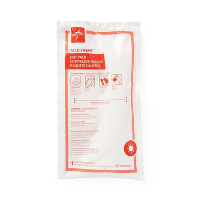 Medline Industries Inc Pack Hot Accu-Therm Heavyweight Poly/Nylon/Gel Instant Disp Yellow 6x10" 24/Ca - MDS138005