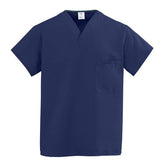 ComfortEase by Medline Shirt Scrub 910 Unisex X-Large Midnight Blue Each - 910JNTXL-CM