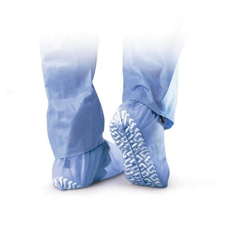 Medline Industries Inc Cover Shoe Polypropylene Size X-Large Blue 100/Bx, 2 BX/CA - NON28759