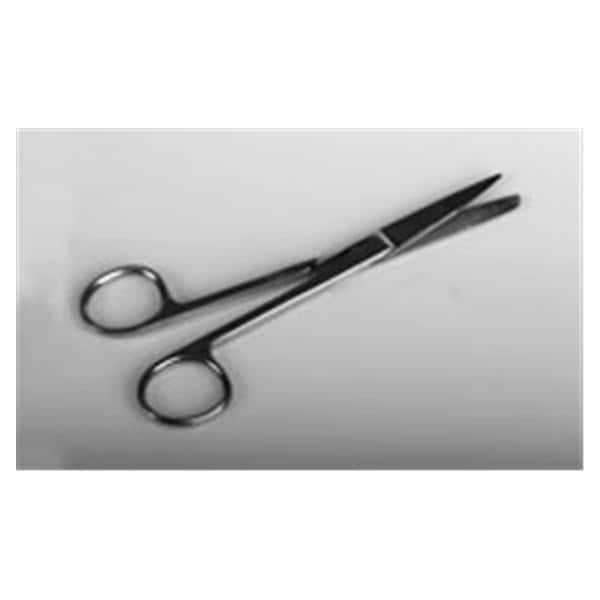Medline Industries Inc Scissors Operating 5-1/2" Straight Stainless Steel Disposable 12/Bx - MDS10376