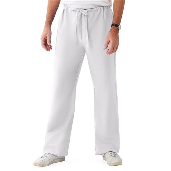ComfortEase by Medline Pant Scrub 65% Polyester / 35% Cotton Unisex White 3XL Reversible 1 Pocket Each - 900XTQXXXL-CM