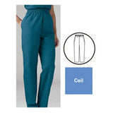 ComfortEase by Medline Scrub Pant 8850 Womens 3X Large Ceil Blue Each - 8850JTHXXXL