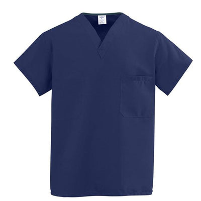 ComfortEase by Medline Shirt Scrub 910 Unisex 3X Large Midnight Blue Each - 910JNTXXXL-CM