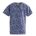 ComfortEase by Medline Shirt Scrub 65% Polyester / 35% Cotton W Rhapsody Blues 3XL NRvrsbl 2Pckt Each - 8800JRPXXXL