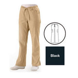 ComfortEase by Medline Pant Scrub ComfortEase 8865 Unisex 3X Large Petite Black Each - 8865DKWXXXLP