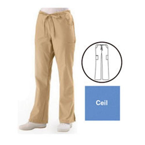 ComfortEase by Medline Pant Scrub ComfortEase 8865 Unisex Medium Petite Ceil Blue Each - 8865JTHMP