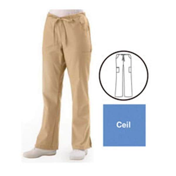 ComfortEase by Medline Pant Scrub 8865 Unisex Small Tall Ceil Blue Each - 8865JTHST